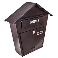 Amtech Post Box Black